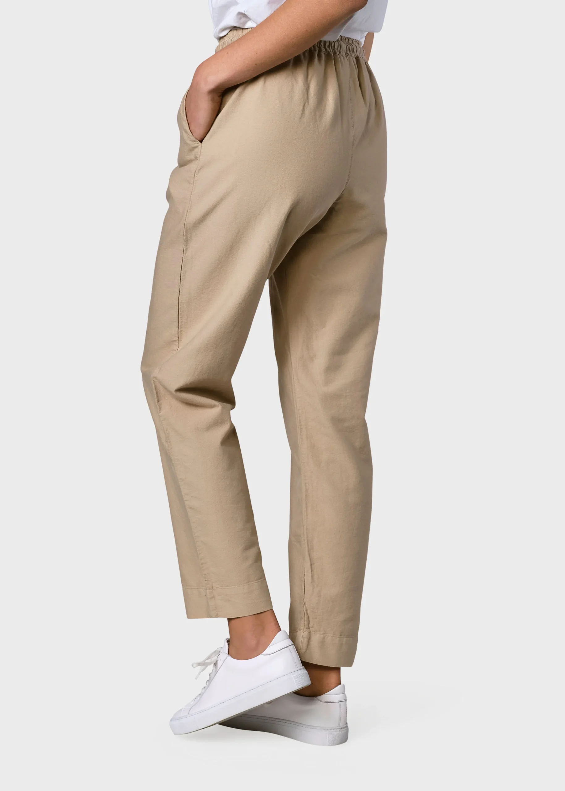 Klitmoller Collective Hosen-Nicoline pant - Sand Black