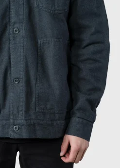 Klitmoller Collective Jacken-Niklas lumber overshirt - Moss Green Olive