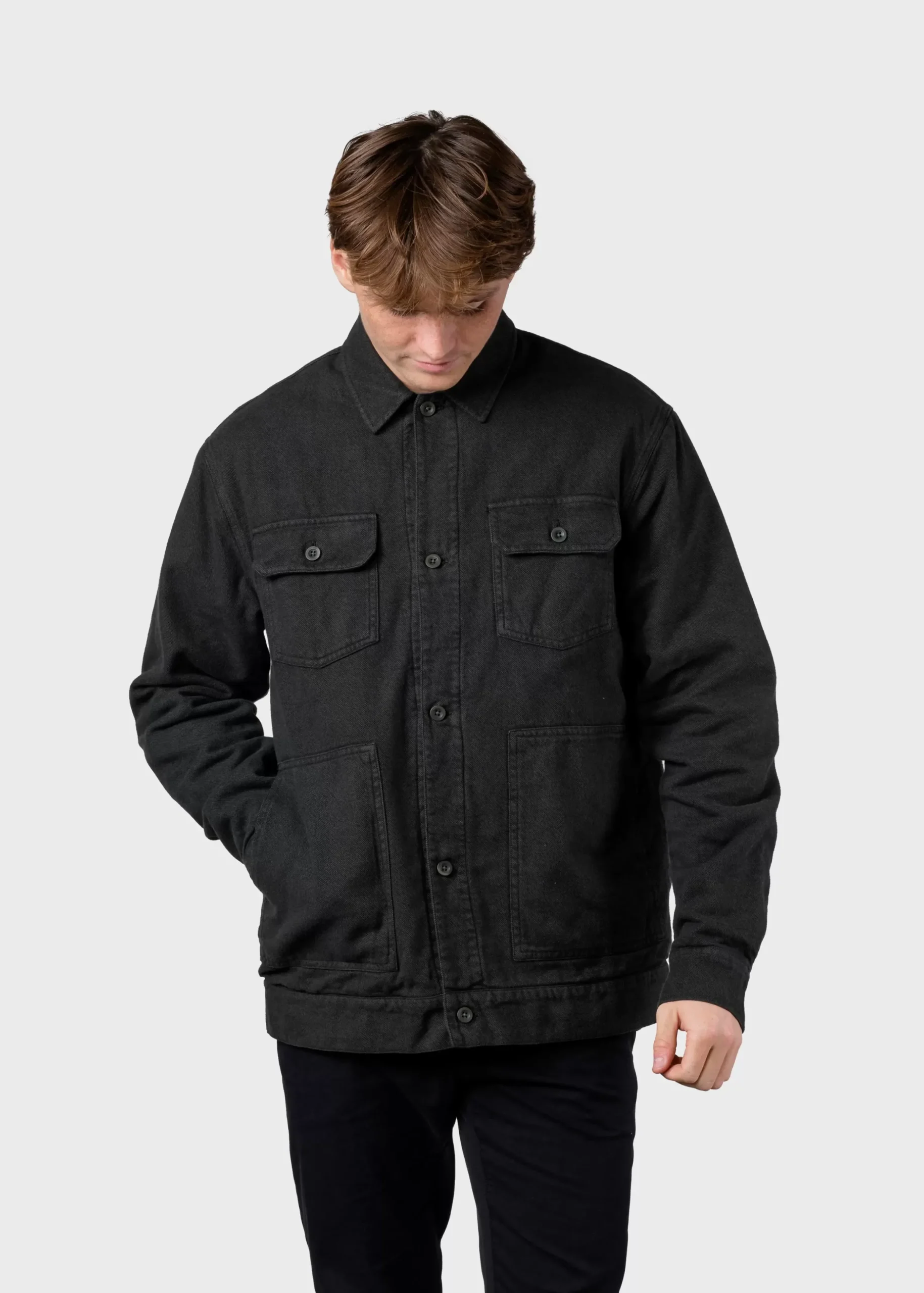 Klitmoller Collective Jacken-Niklas lumber overshirt - Olive