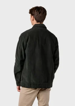 Klitmoller Collective Jacken-niklas-corduroy-overshirt - Olive Pastelgrey