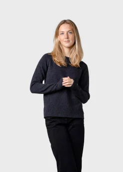 Klitmoller Collective Strick-Nina knit - Anthracite Navy