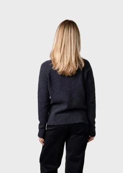 Klitmoller Collective Strick-Nina knit - Anthracite Navy