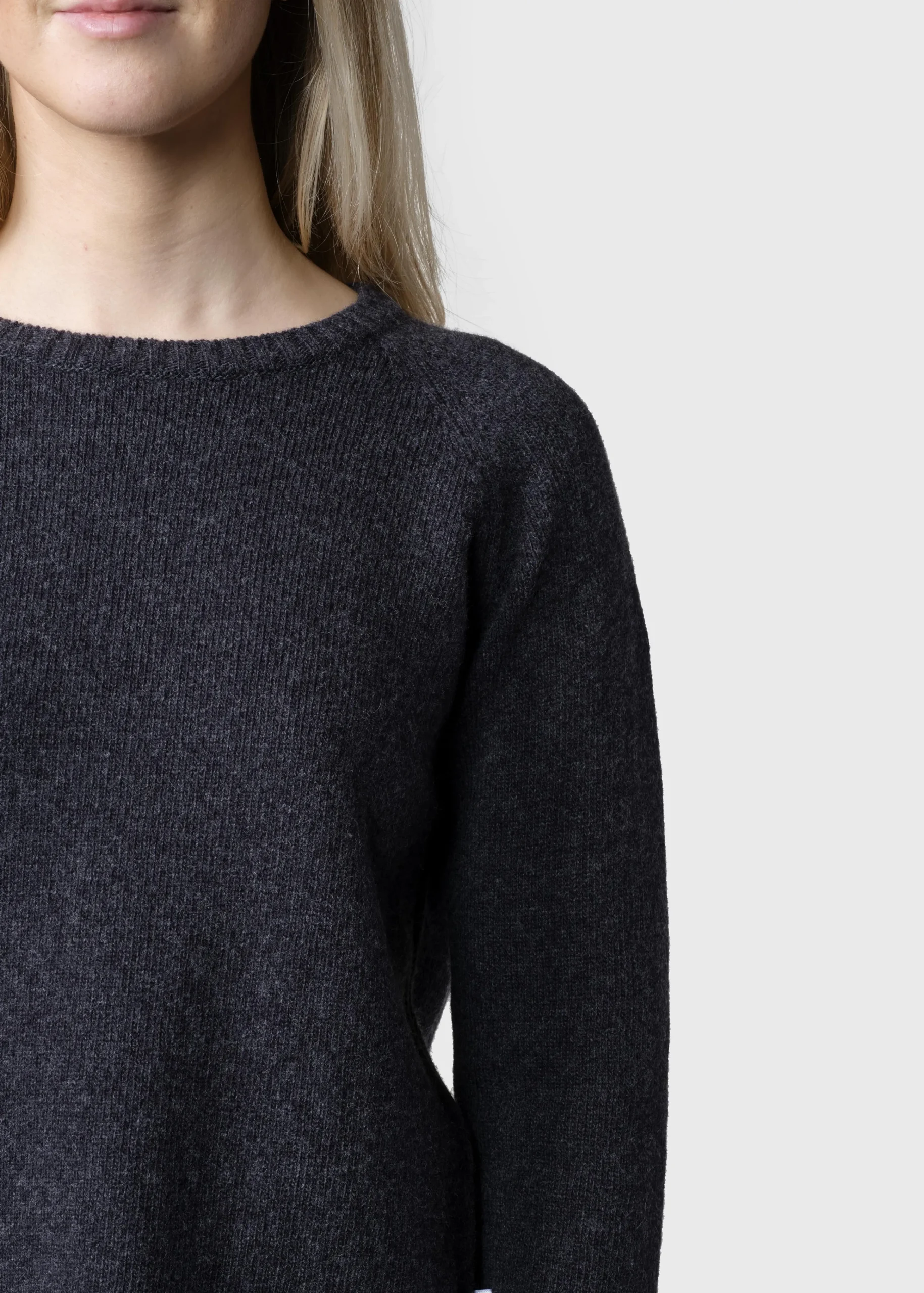 Klitmoller Collective Strick-Nina knit - Anthracite Navy