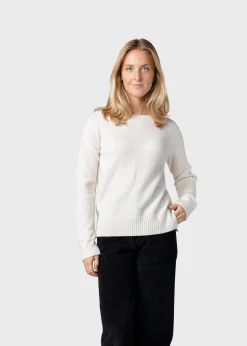 Klitmoller Collective Strick-Nina knit - Cream Navy