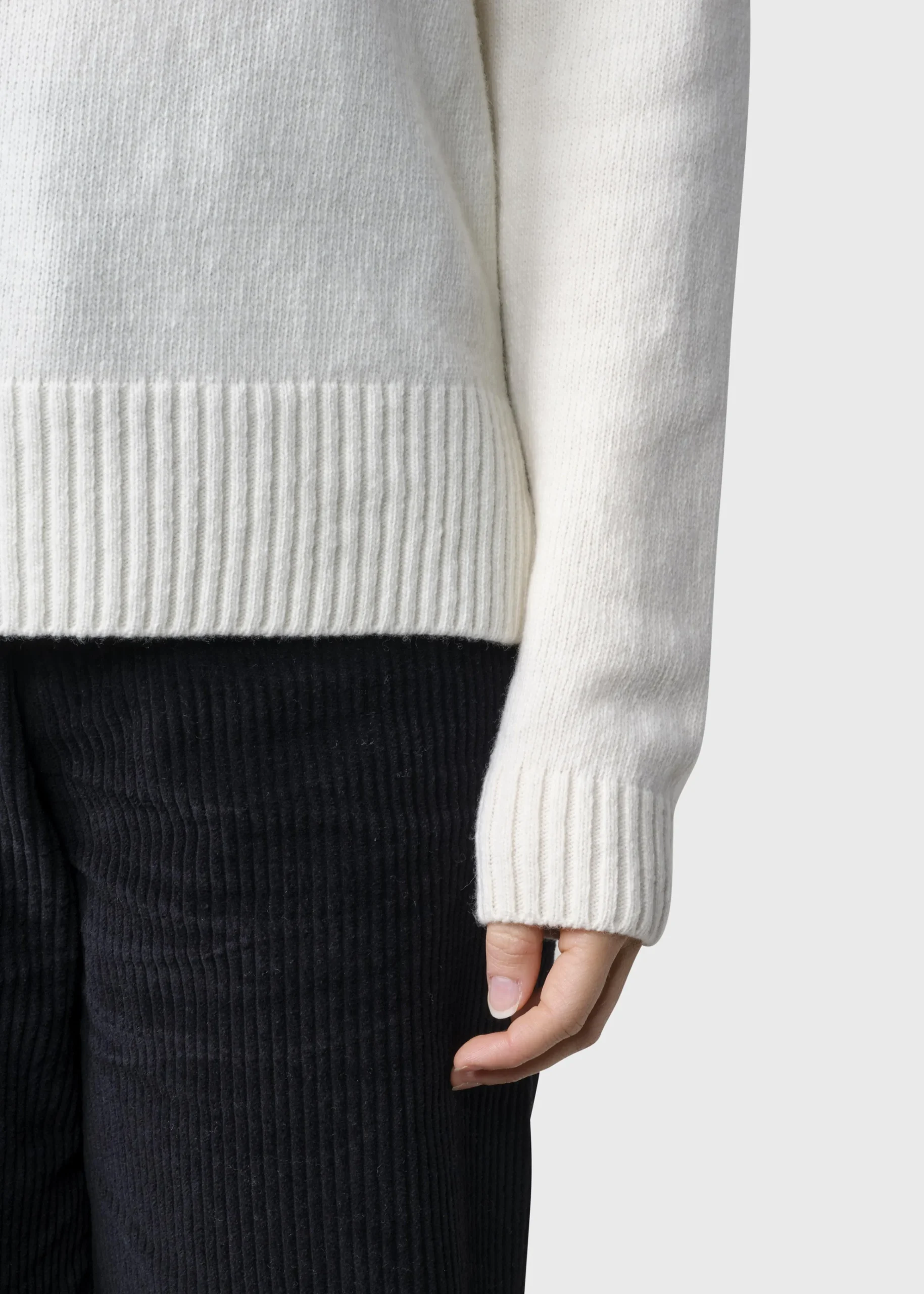 Klitmoller Collective Strick-Nina knit - Cream Navy