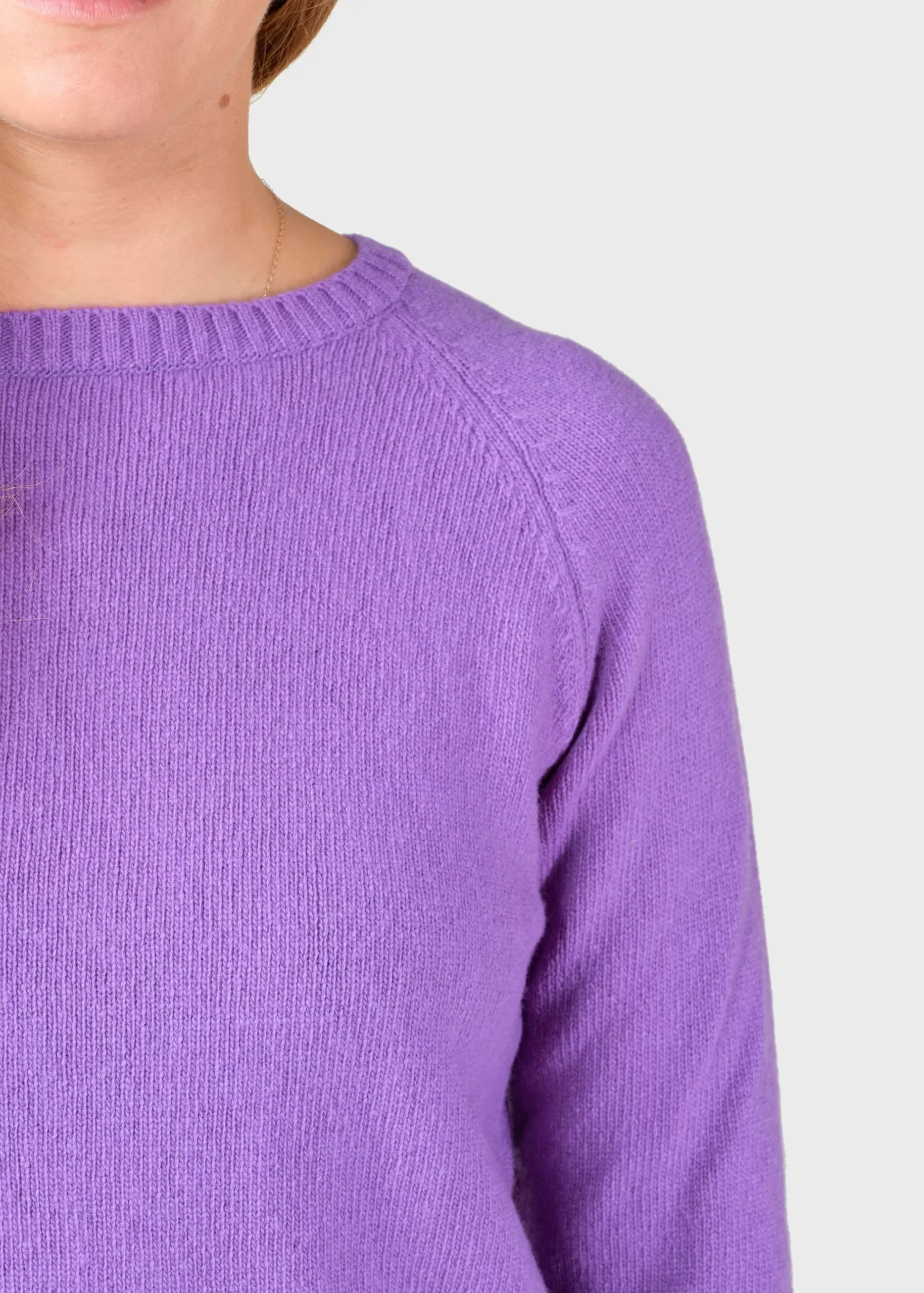 Klitmoller Collective Strick-Nina knit - Lilac Navy