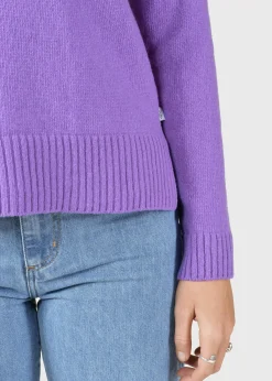 Klitmoller Collective Strick-Nina knit - Lilac Navy