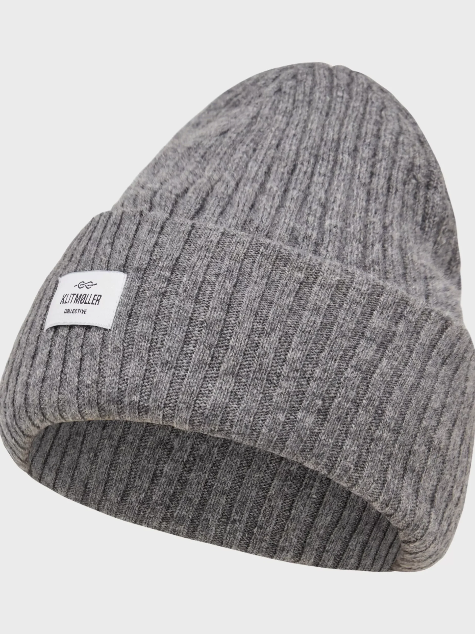 Klitmoller Collective Accessories-North beanie - Light grey Black