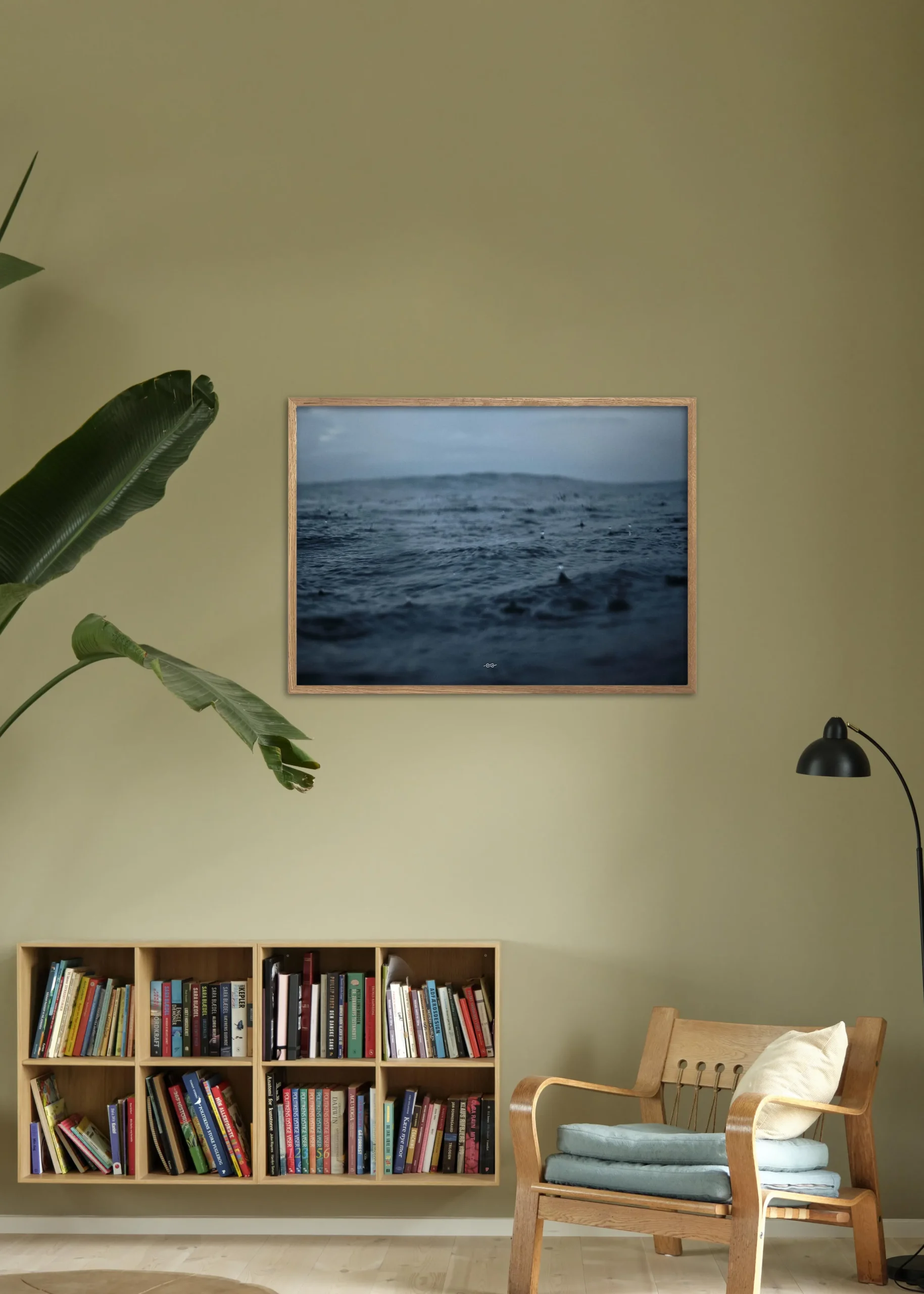 Klitmoller Collective Posters-Ocean raindrops 50x70 - Poster
