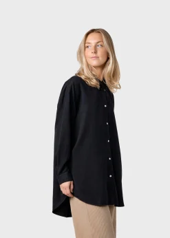 Klitmoller Collective Hemden-Ofelia lyocell shirt - Black Lemonsorbet