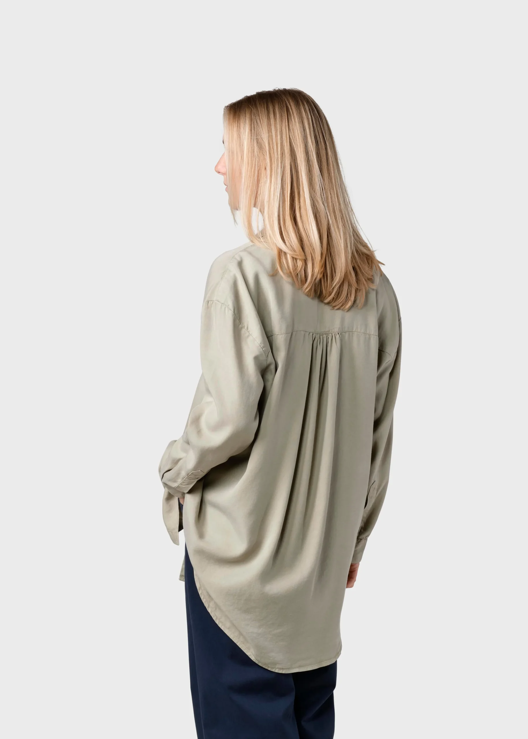 Klitmoller Collective Hemden-Ofelia lyocell shirt - Sand Lemonsorbet