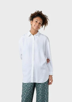 Klitmoller Collective Hemden-Ofelia lyocell shirt - White Lemonsorbet