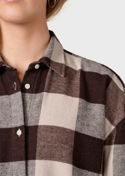 Klitmoller Collective Hemden-Ofelia shirt - Sand/black Navy