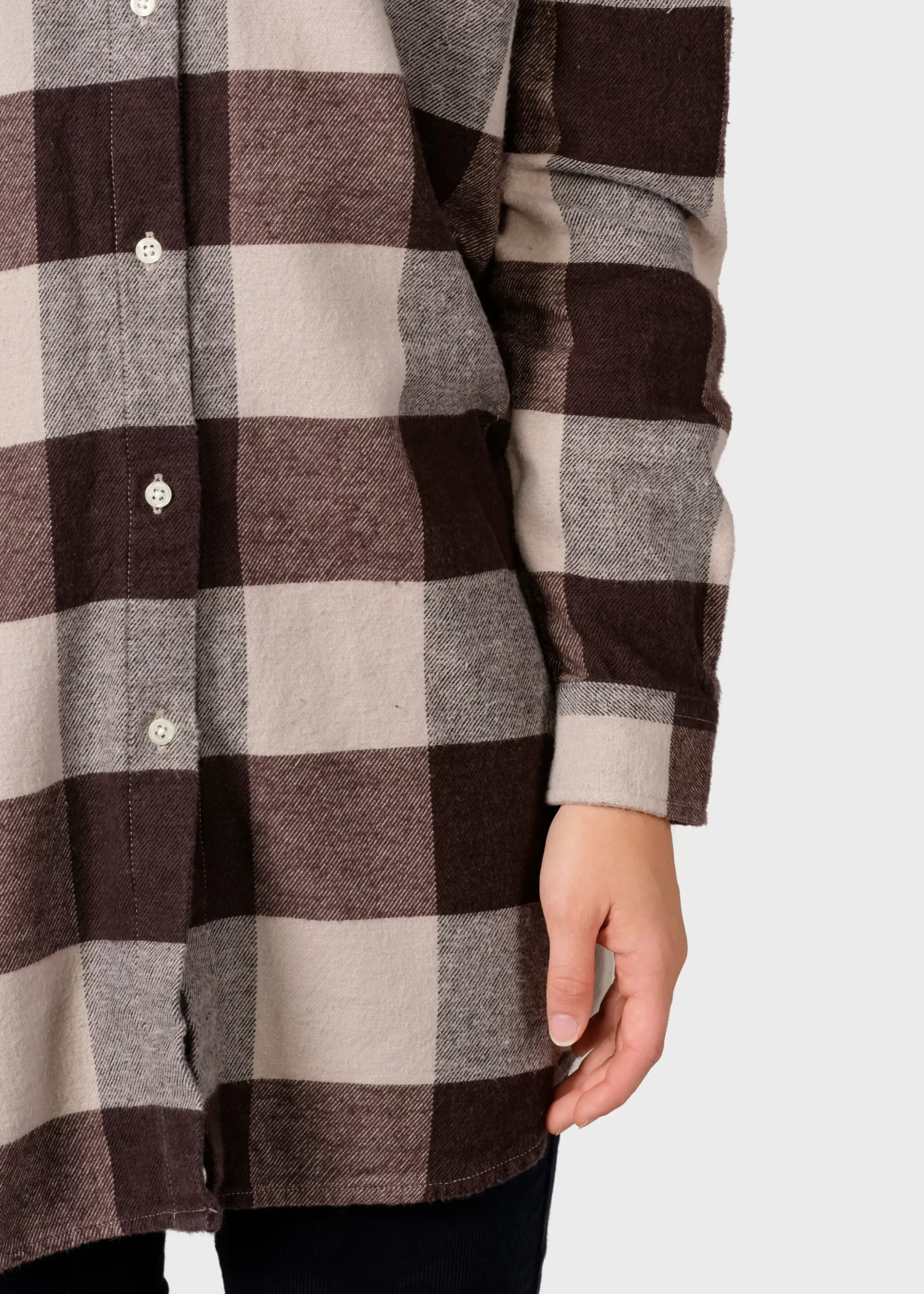Klitmoller Collective Hemden-Ofelia shirt - Sand/black Navy
