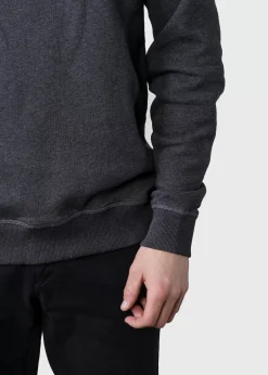 Klitmoller Collective Sweatshirts-Olaf crew - Anthracite melange Anthracitemelange
