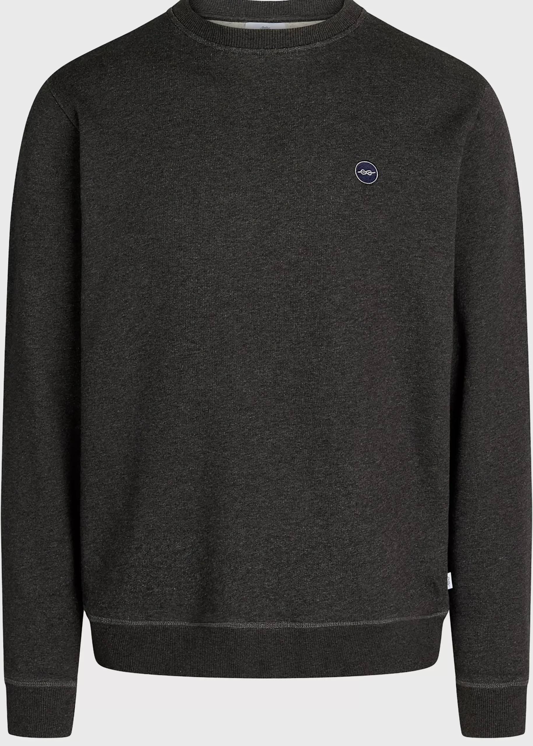 Klitmoller Collective Sweatshirts-Olaf crew - Anthracite melange Anthracitemelange
