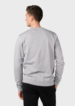 Klitmoller Collective Sweatshirts-Olaf crew - Grey melange Anthracitemelange