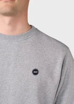 Klitmoller Collective Sweatshirts-Olaf crew - Grey melange Anthracitemelange