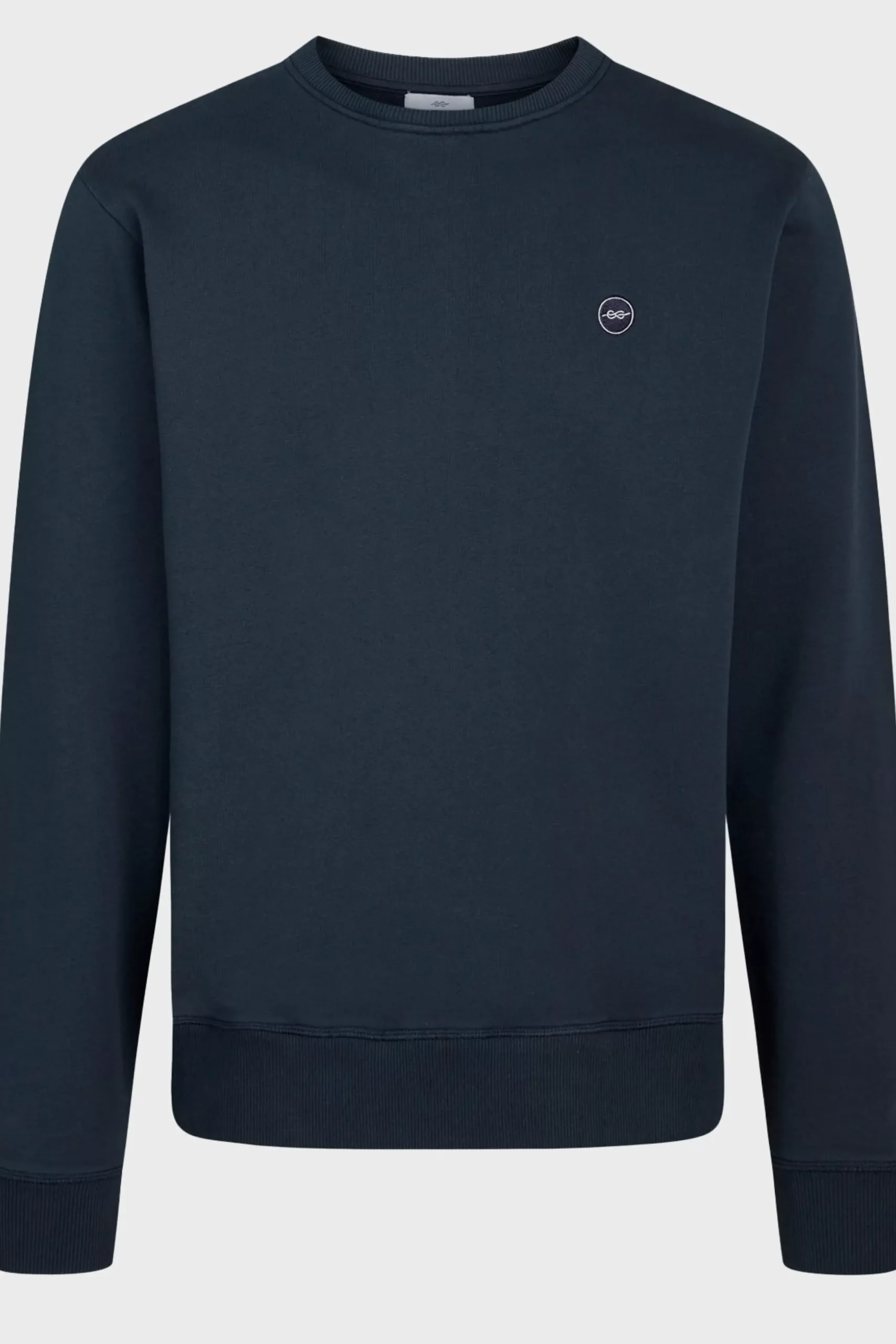 Klitmoller Collective Sweatshirts-Olaf crew - Navy Anthracitemelange