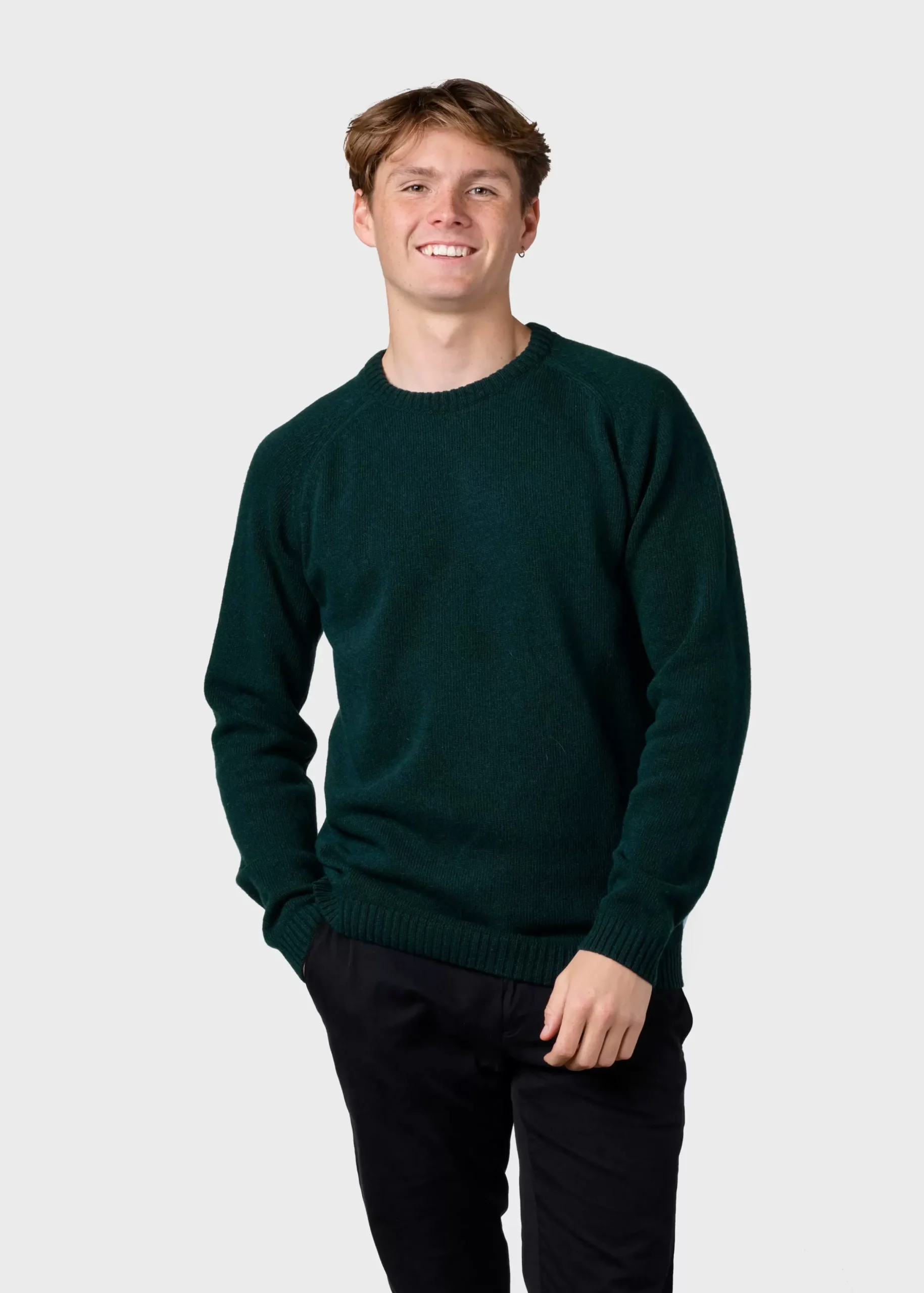 Klitmoller Collective Strick-Ole knit - Moss Green MossGreen