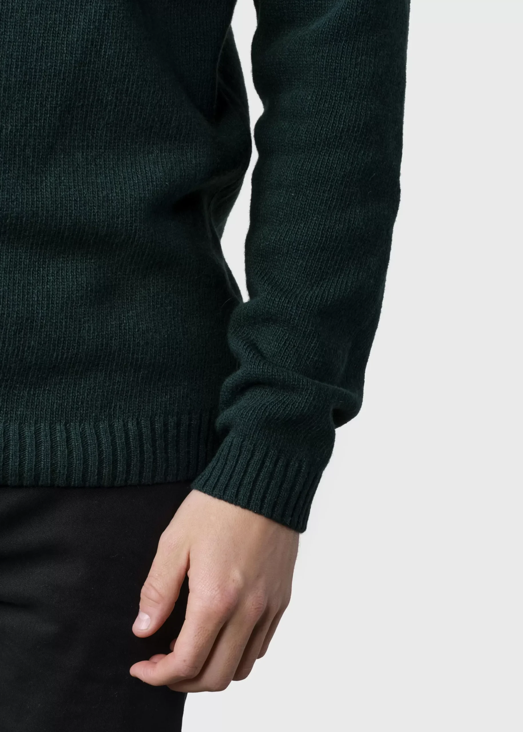 Klitmoller Collective Strick-Ole knit - Moss Green MossGreen