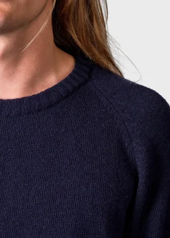 Klitmoller Collective Strick-Ole knit - Navy MossGreen