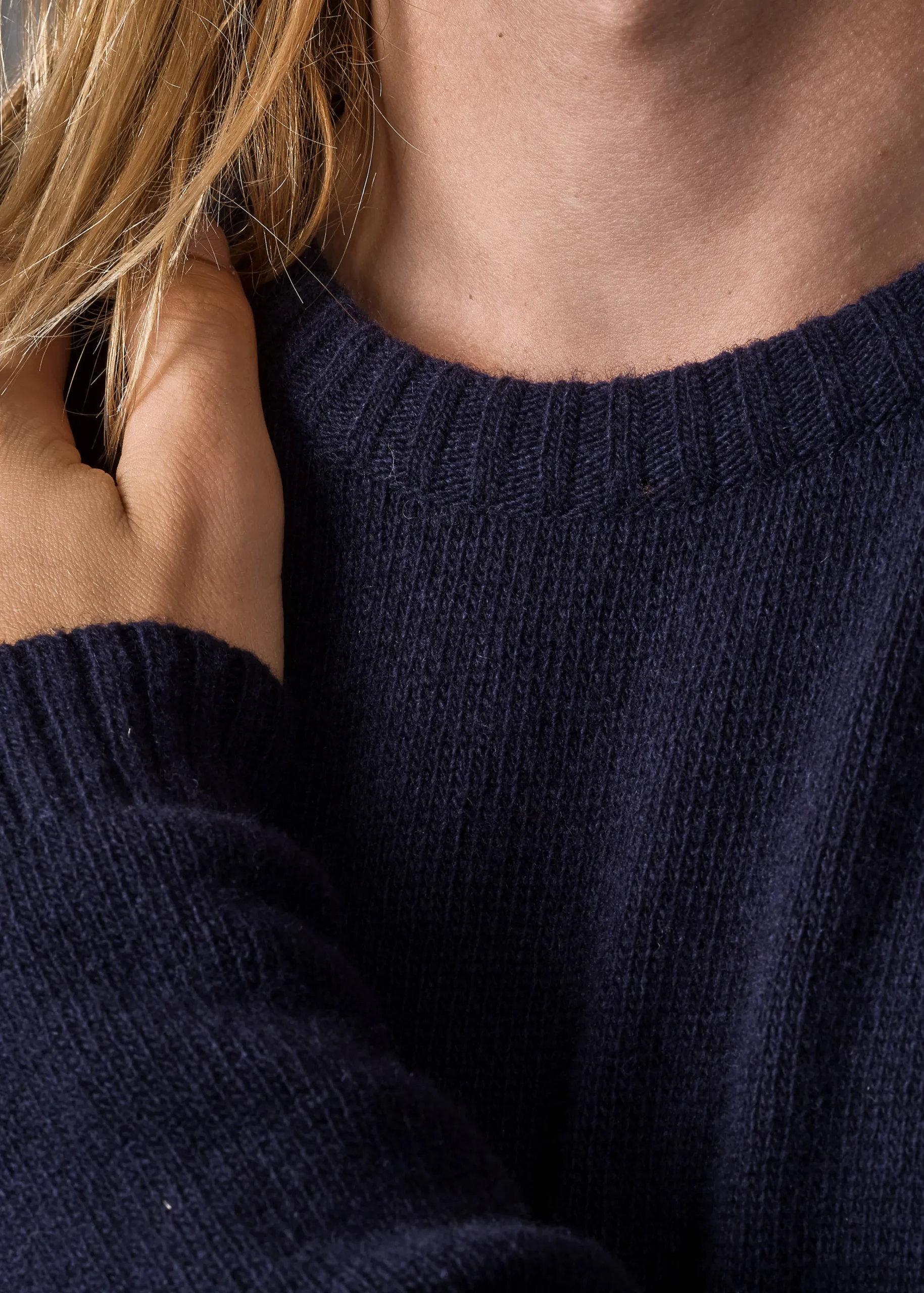 Klitmoller Collective Strick-Ole knit - Navy MossGreen