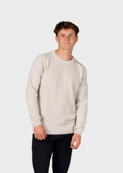 Klitmoller Collective Strick-Ole knit - Pastel grey MossGreen