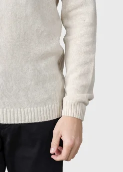Klitmoller Collective Strick-Ole knit - Pastel sand MossGreen