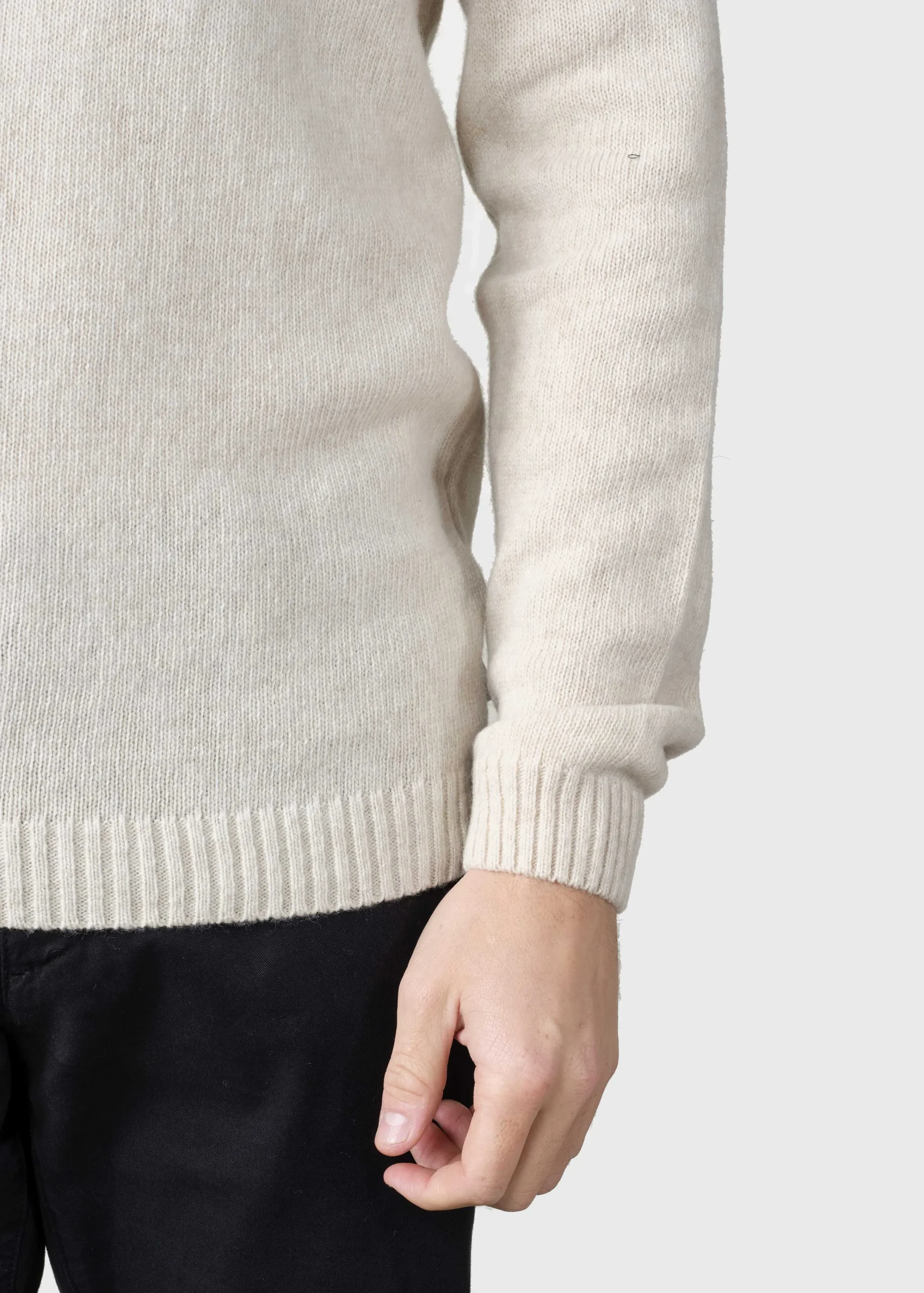 Klitmoller Collective Strick-Ole knit - Pastel sand MossGreen