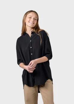 Klitmoller Collective Hemden-Oline shirt - Black Skyblue