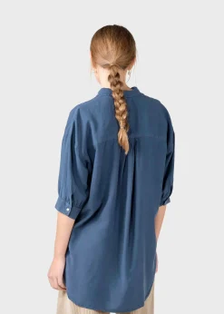 Klitmoller Collective Hemden-Oline shirt - Deep blue Skyblue