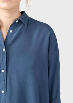 Klitmoller Collective Hemden-Oline shirt - Deep blue Skyblue