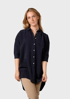 Klitmoller Collective Hemden-Oline shirt - Navy Skyblue