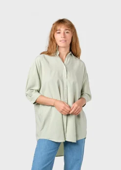 Klitmoller Collective Hemden-Oline shirt - Sage Skyblue