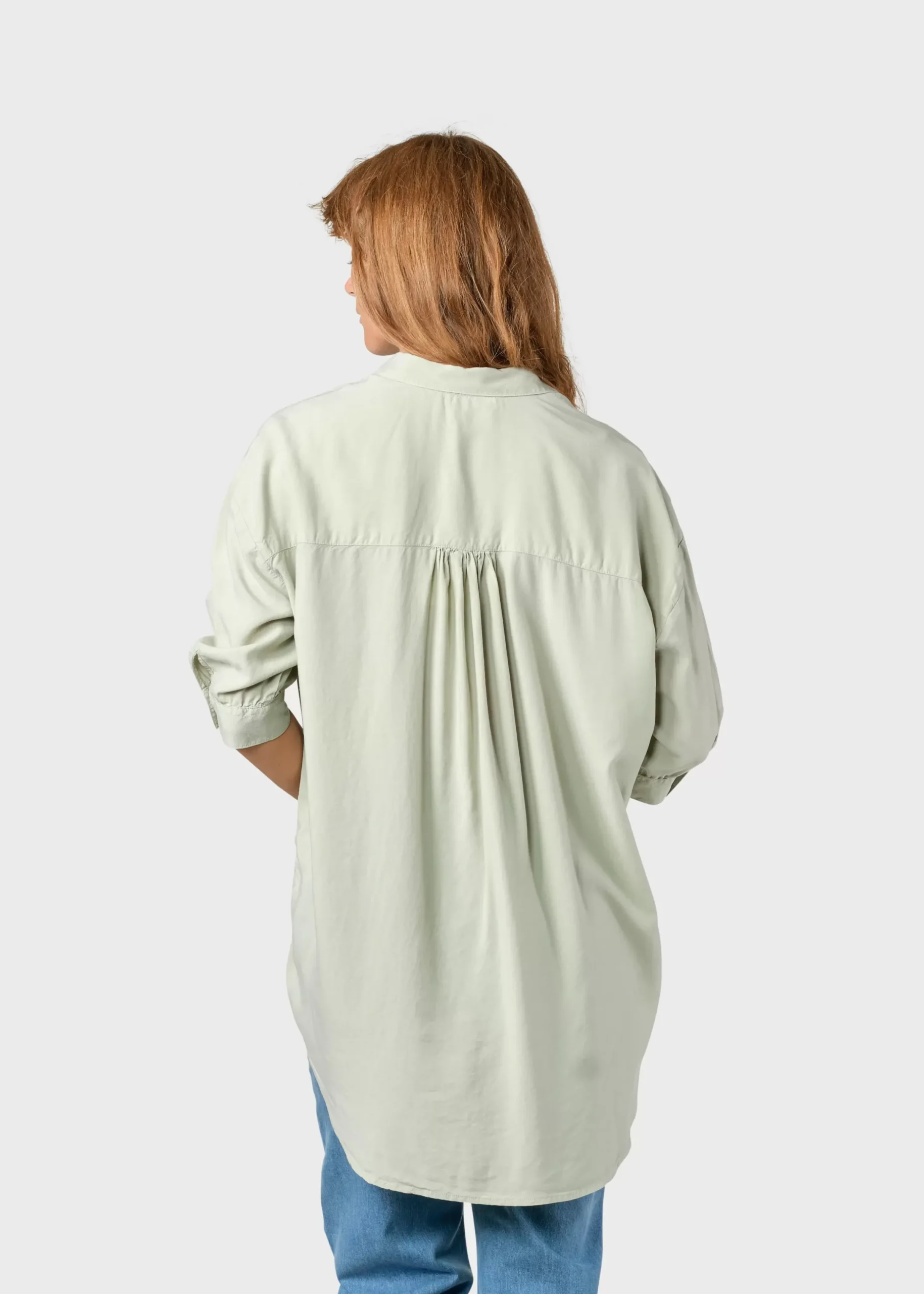 Klitmoller Collective Hemden-Oline shirt - Sage Skyblue