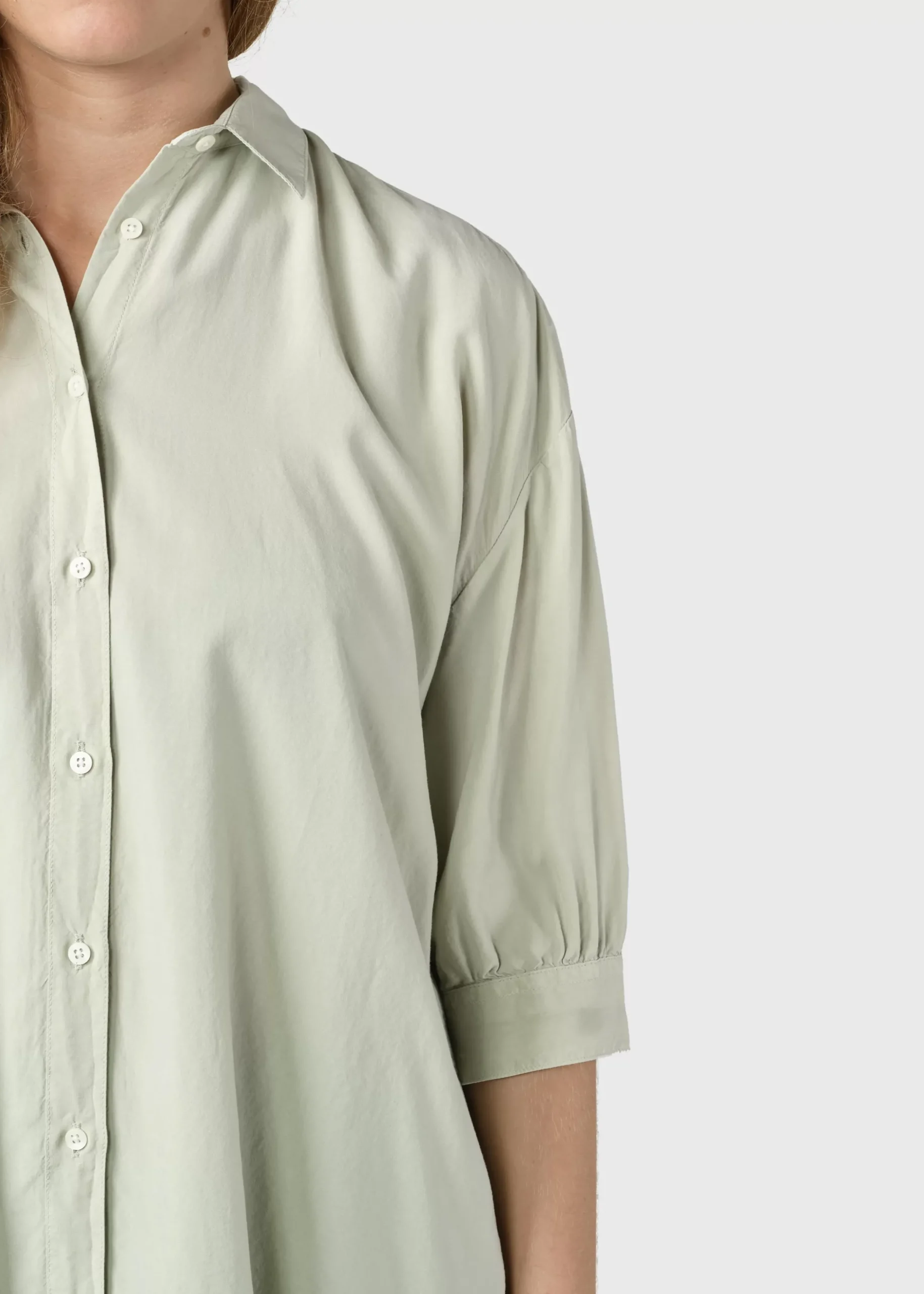 Klitmoller Collective Hemden-Oline shirt - Sage Skyblue
