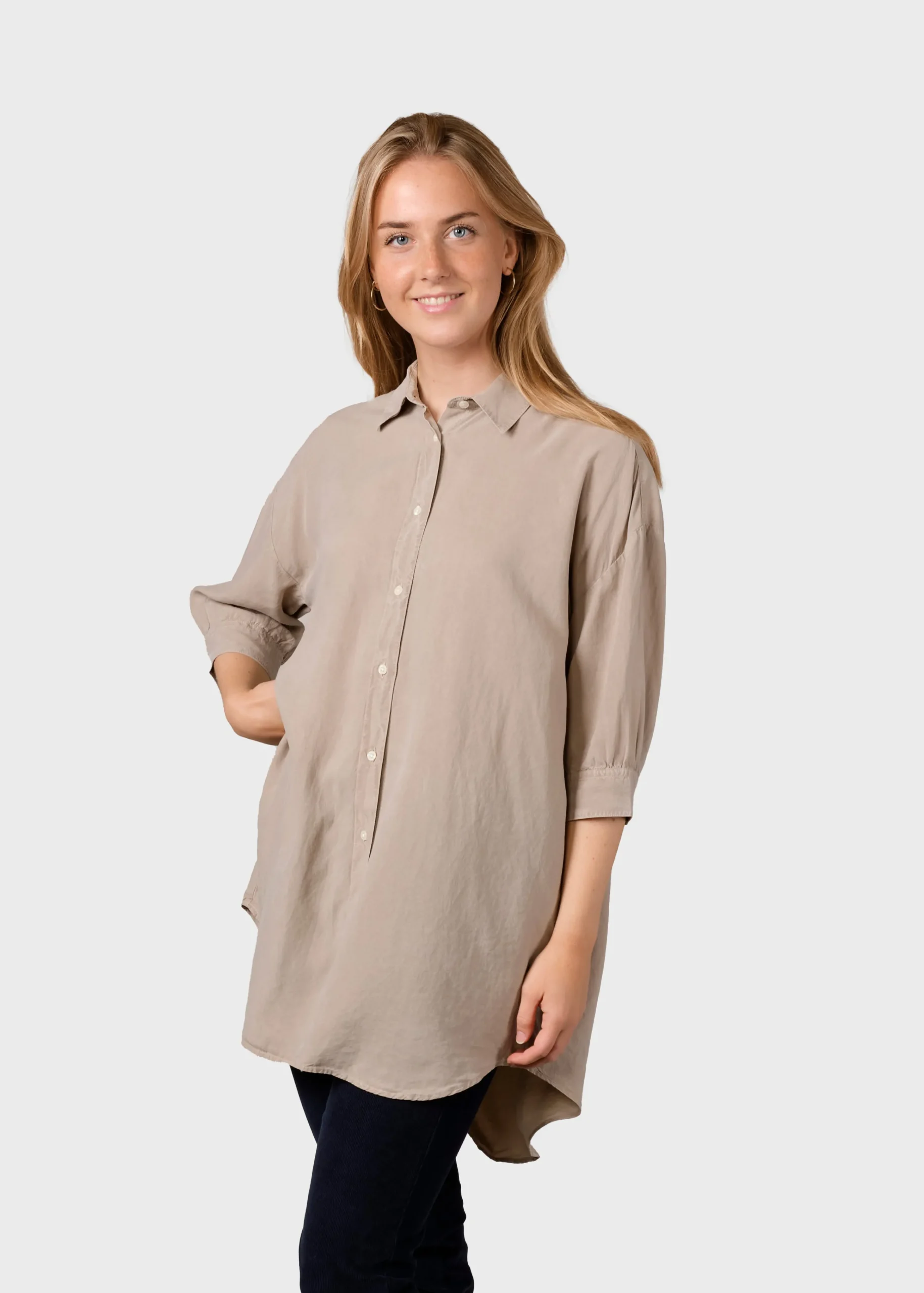 Klitmoller Collective Hemden-Oline shirt - Sand Skyblue