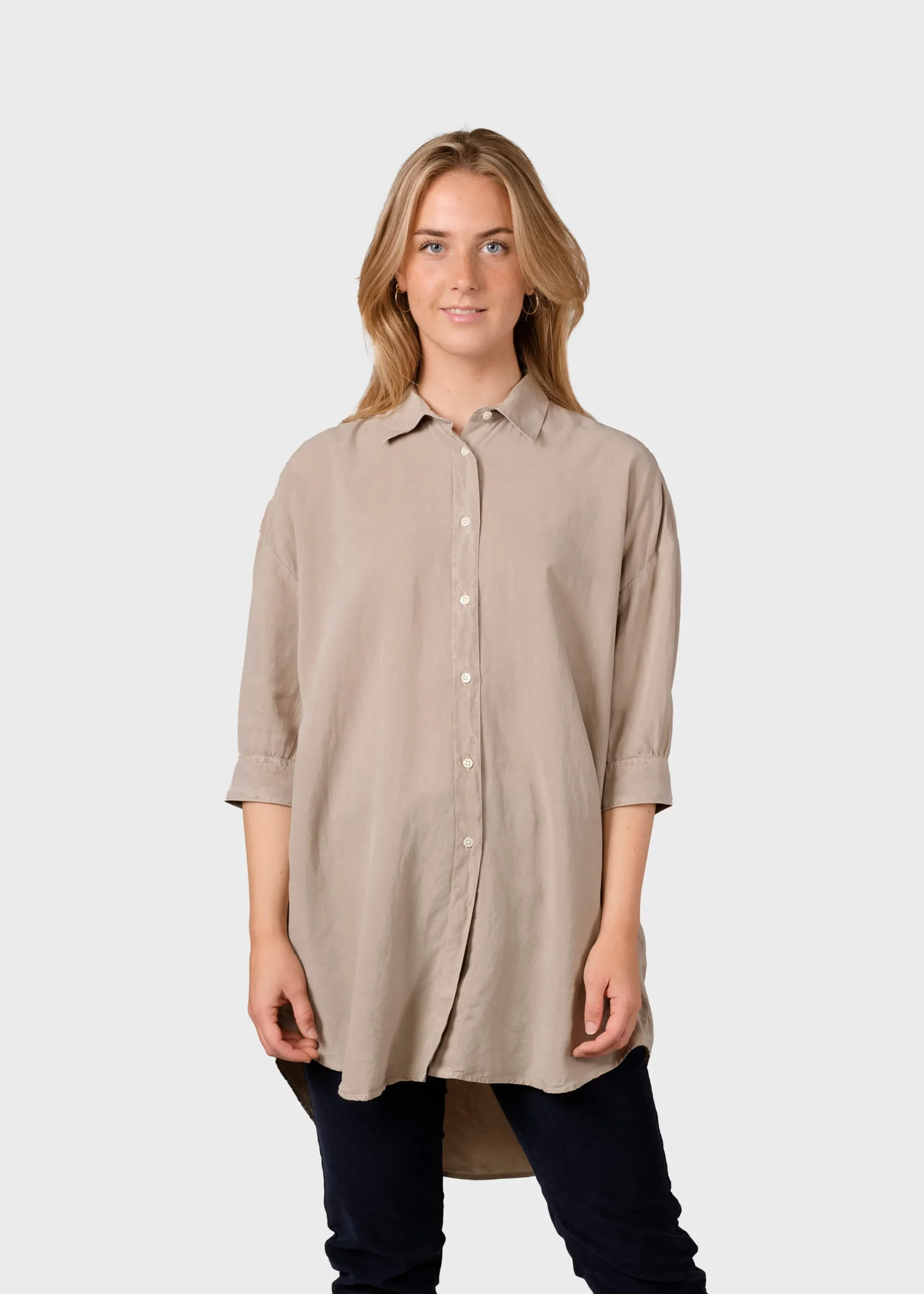 Klitmoller Collective Hemden-Oline shirt - Sand Skyblue
