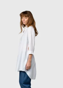 Klitmoller Collective Hemden-Oline shirt - White Skyblue