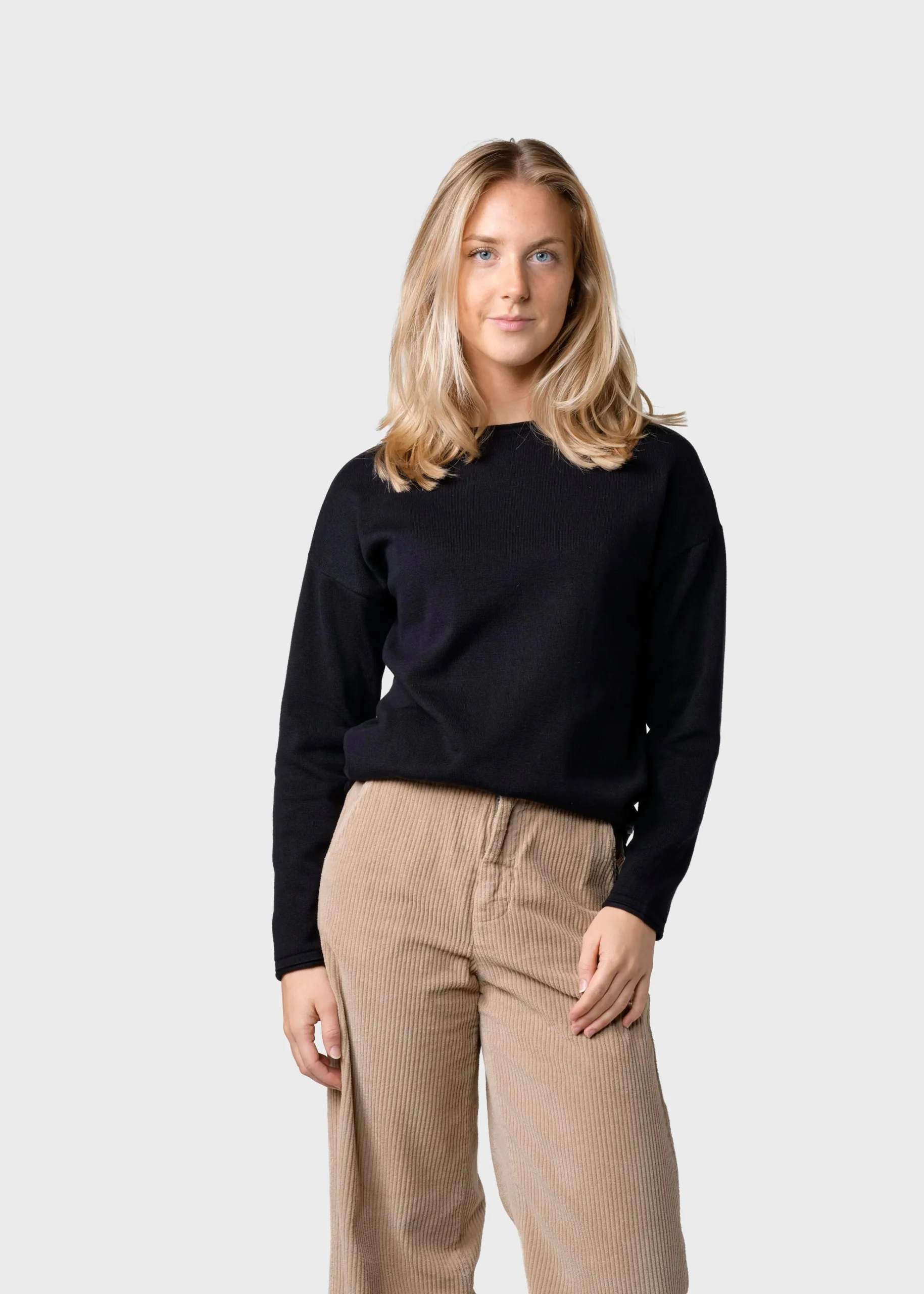 Klitmoller Collective Bio-Baumwolle-Patricia knit - Black Sand