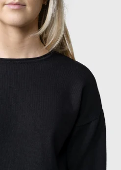 Klitmoller Collective Bio-Baumwolle-Patricia knit - Black Sand