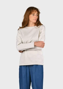 Klitmoller Collective Strick-Patricia knit - Cream melange Sand