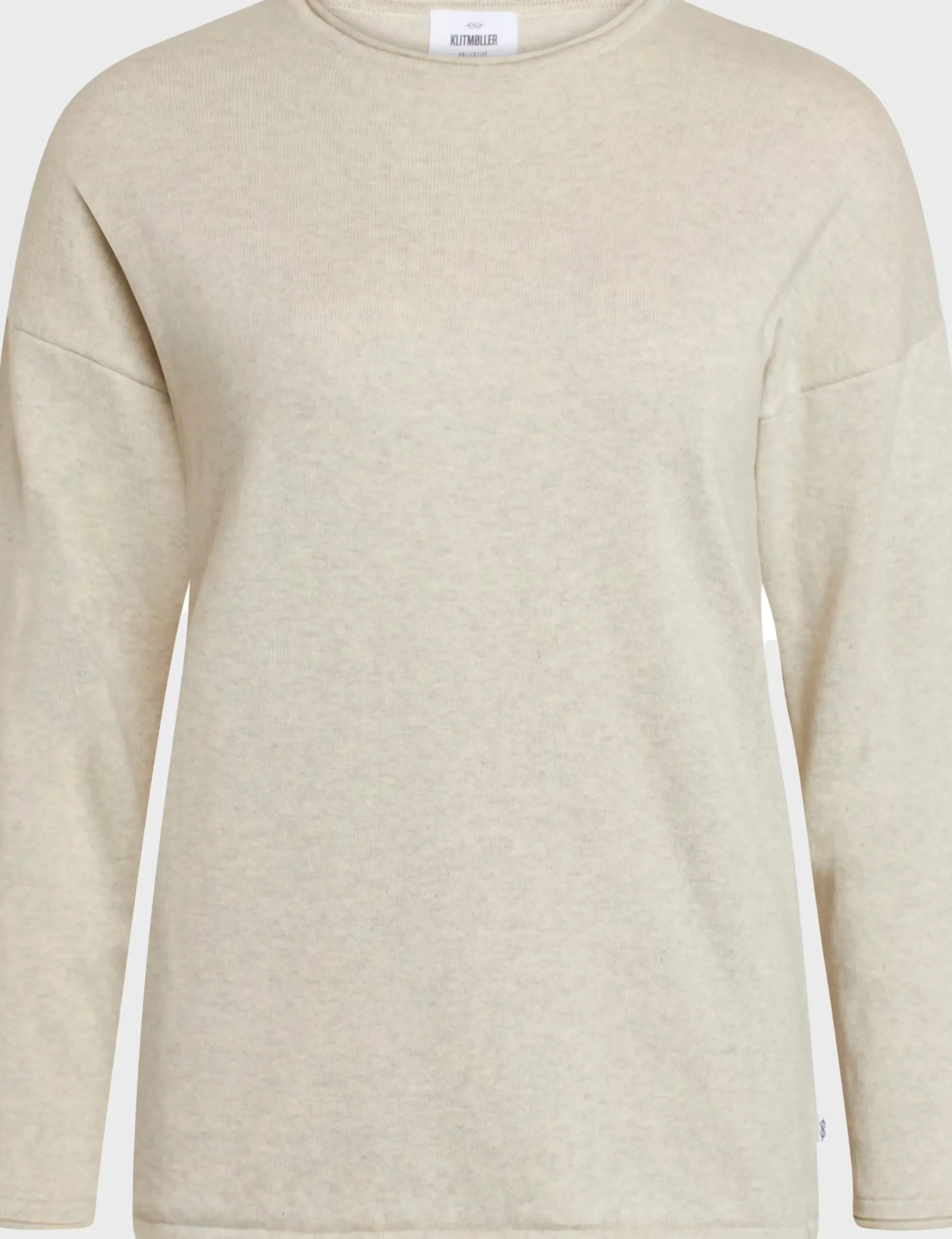 Klitmoller Collective Strick-Patricia knit - Cream melange Sand