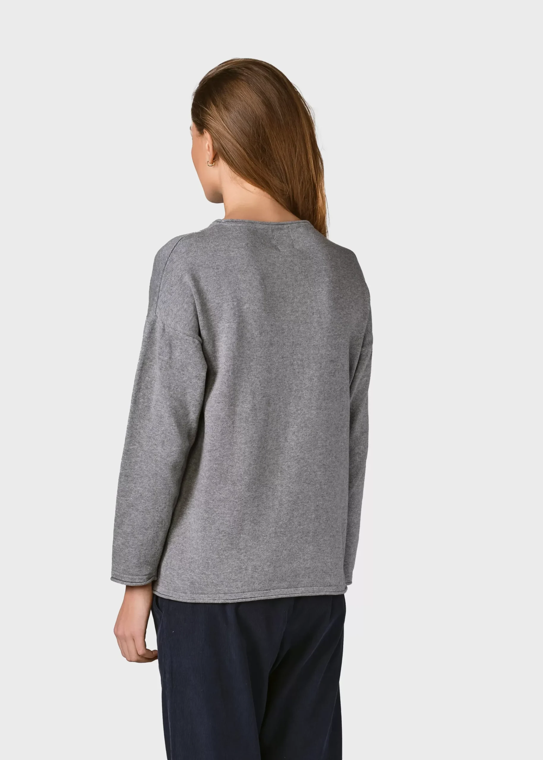 Klitmoller Collective Strick-Patricia knit - Light grey Sand