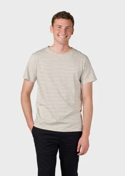 Klitmoller Collective T-shirts-Piet tee - Cream/sand