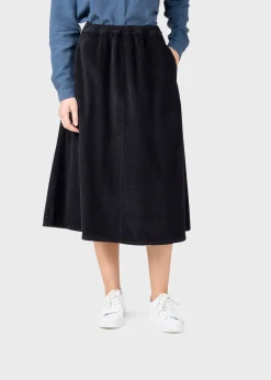 Klitmoller Collective Röcke-Ramona cord skirt - Black Oak