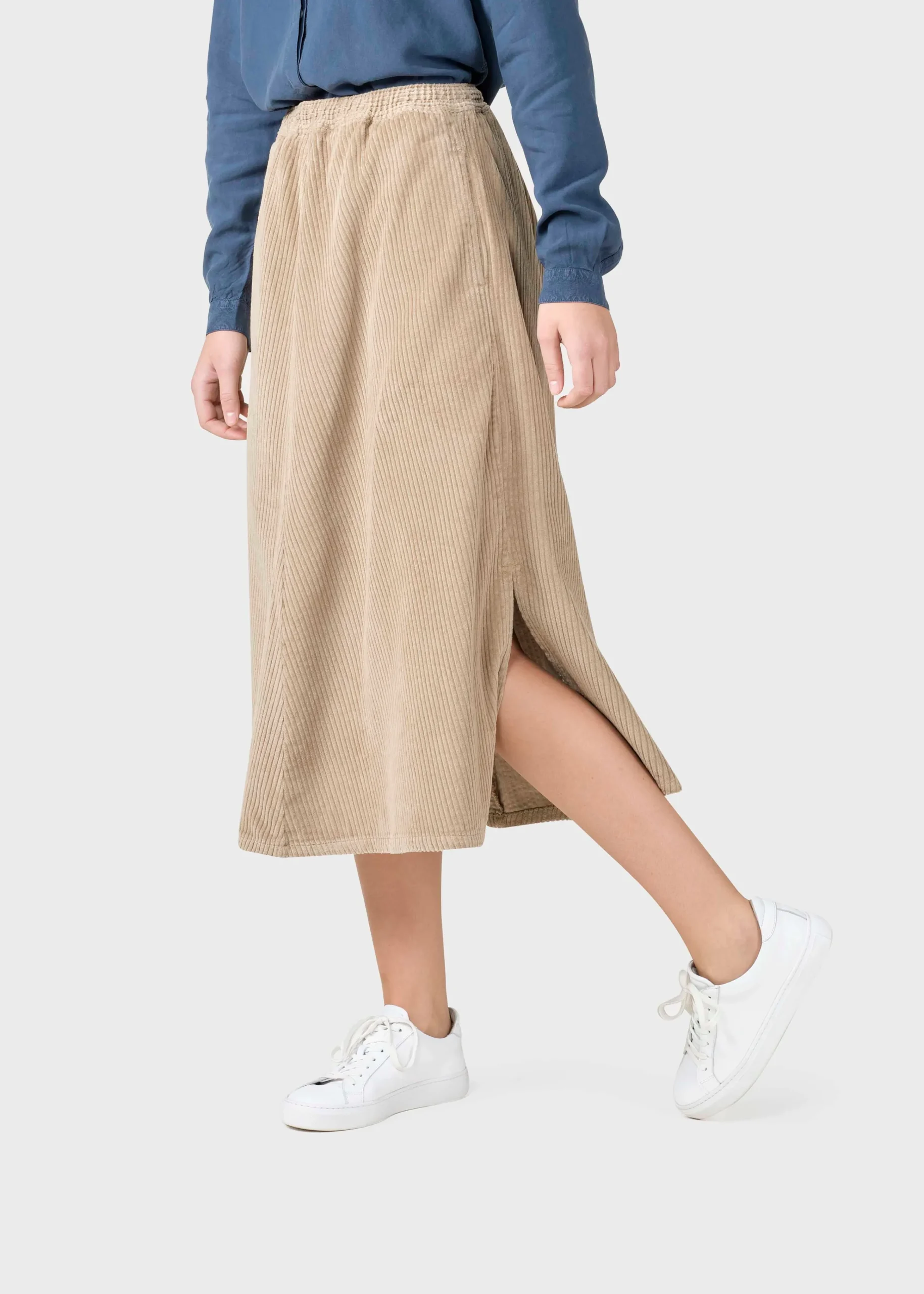 Klitmoller Collective Röcke-Ramona cord skirt - Sand Oak