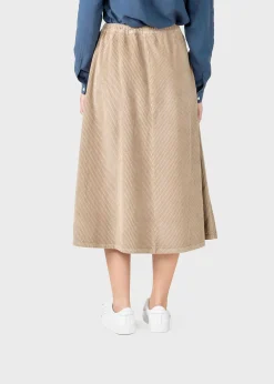 Klitmoller Collective Röcke-Ramona cord skirt - Sand Oak