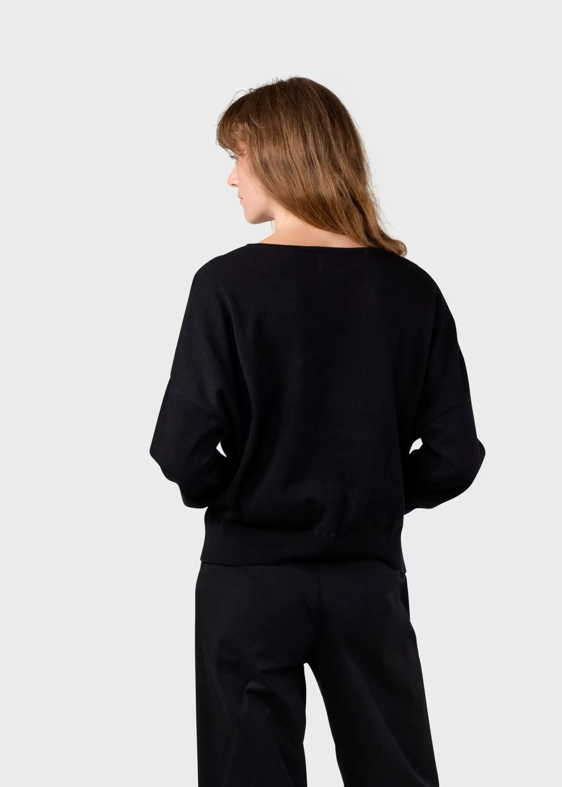 Klitmoller Collective Strick-Randi knit - Black Lemonsorbet